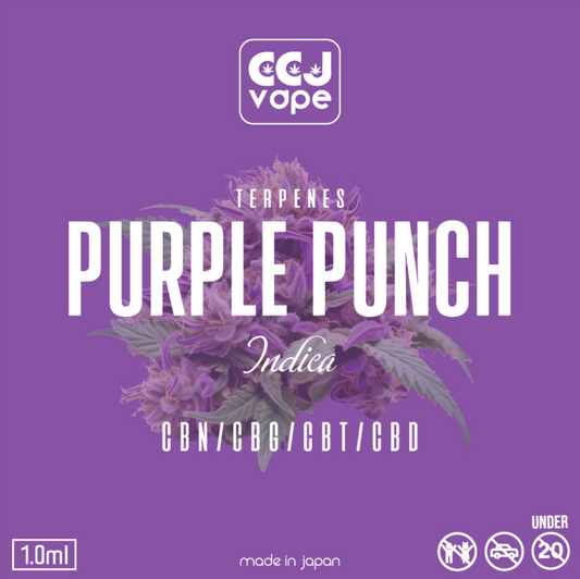 1.0ml： CCJ Vape Indica Purple Punch