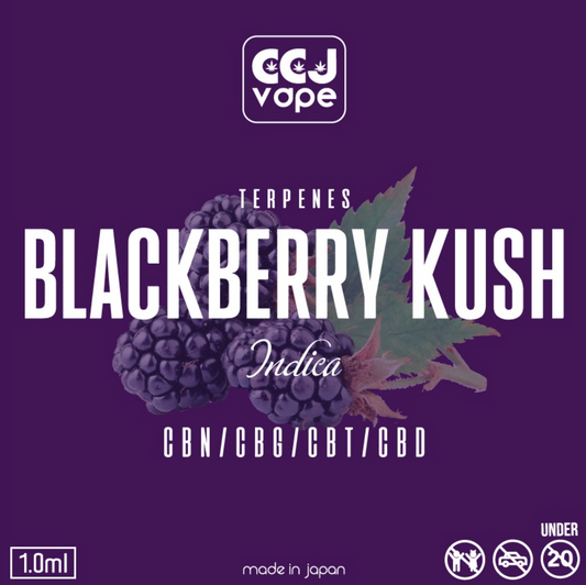 1.0ml：CCJ Vape Indica Blackberry Kush
