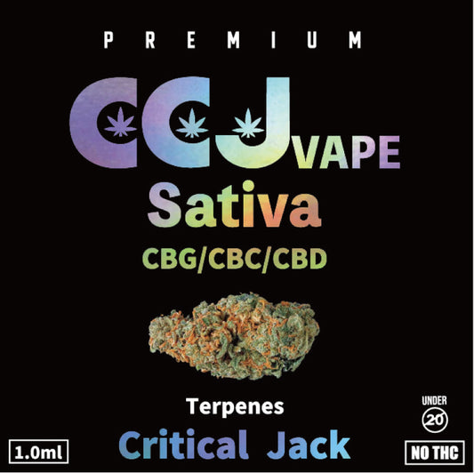 1.0ml：CCJ Vape Premium Sativa