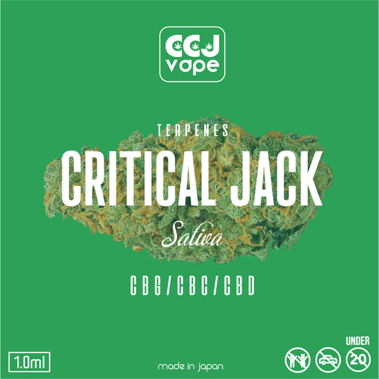1.0ml： CCJ Vape Sativa Critical Jack
